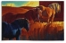 Horses in the Barn Wall Tapestry - C-5536