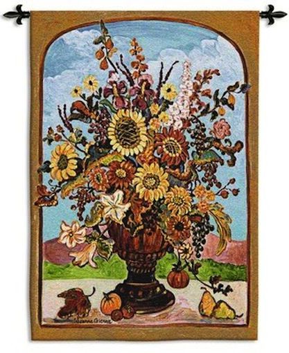 Bouquet of Flowers Under Arch Wall Tapestry C-5629, 30-39Incheswide, 34W, 50-59Inchestall, 53H, 5629-Wh, 5629C, 5629Wh, Abstract, Arch, Art, Blue, Botanical, Bouquet, Brown, Carolina, USAwoven, Contemporary, Cotton, Floral, Flower, Flowers, Hanging, Modern, Of, Pedals, Tapastry, Tapestries, Tapestry, Tapistry, Under, Vertical, Wall, Woven, tapestries, tapestrys, hangings, and, the