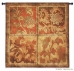 Botanical Scrolling Motif Wall Tapestry - C-5709