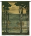 Nouveau Trees Silhouettes Wall Tapestry - C-5721