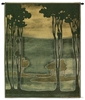Nouveau Trees Silhouettes Wall Tapestry C-5721, 40-49Incheswide, 42W, 50-59Inchestall, 53H, 5721-Wh, 5721C, 5721Wh, Art, Botanical, Brown, Carolina, USAwoven, Cotton, Floral, Flower, Flowers, Green, Hanging, Nouveau, Pedals, Silhouettes, Tapestries, Tapestry, Trees, Vertical, Wall, Woven, tapestries, tapestrys, hangings, and, the
