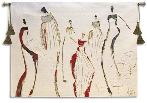 Cirque Wall Tapestry C-5735, 30-39Inchestall, 39H, 50-59Incheswide, 53W, 5735-Wh, 5735C, 5735Wh, Abstract, Art, Carolina, USAwoven, Cirque, Contemporary, Cream, Fashion, Hanging, Horizontal, Modern, People, Tapastry, Tapestries, Tapestry, Tapistry, Wall, White, tapestries, tapestrys, hangings, and, the