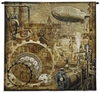 Steampunk Victorian Era Wall Tapestry C-6072, 50-59Inchestall, 50-59Incheswide, 51W, 53H, 6072-Wh, 6072C, 6072Wh, Art, Artist, S, Brown, Carolina, USAwoven, Cotton, England, Era, Europe, European, Famous, Fantasy, Hanging, Machinery, Old, Science, Seller, Square, Steampunk, Tapestries, Tapestry, Time, Train, Travel, Victorian, Wall, Watch, World, Woven, Zeppelin, Zeppelin, Bestseller, tapestries, tapestrys, hangings, and, the