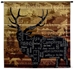 Natures Calling Rustic Lodge Wall Tapestry - C-6121