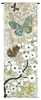 Butterfly Spring Unveiling Wall Tapestry C-6133, 10-29Incheswide, 20W, 50-59Inchestall, 57H, 6133-Wh, 6133C, 6133Wh, Abstract, Animal, Art, Ashley, Butterflies, Butterfly, Carolina, USAwoven, Cotton, Cream, Design, Floral, Flower, Flowers, Group, Hanging, Long, Panel, Spring, Tall, Tapastry, Tapestries, Tapestry, Tapistry, Unveiling, Vertical, Wall, White, Woven, tapestries, tapestrys, hangings, and, the