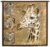 Giraffe Safari Wall Tapestry C-6152, 50-59Inchestall, 50-59Incheswide, 52H, 52W, 6152-Wh, 6152C, 6152Wh, Abstract, Africa, African, Animal, Art, Brown, Carolina, USAwoven, Cotton, Giraffe, Hanging, Lion, Safari, Square, Tapastry, Tapestries, Tapestry, Tapistry, Tiger, Wall, Woven, Zebra, tapestries, tapestrys, hangings, and, the