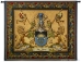 Lion Courage Coat of Arms Wall Tapestry - C-6416