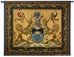 Lion Courage Coat of Arms Wall Tapestry - C-6416