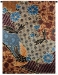 Batik Floral Wall Tapestry - C-6419