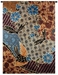 Batik Floral Wall Tapestry - C-6419