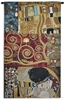 Gustav Klimt Elements to a Kiss Wall Tapestry C-6557, 30-39Incheswide, 34W, 50-59Inchestall, 59H, 6557-Wh, 6557C, 6557Wh, A, Abstract, Art, Brown, Carolina, USAwoven, Cotton, Elements, European, Famous, Gustav, Hanging, Kiss, Klimt, Large, People, Red, Tapastry, Tapestries, Tapestry, Tapistry, The, To, Vertical, Wall, Woven, tapestries, tapestrys, hangings, and, the