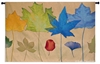 Leaf Dance III Wall Tapestry C-6614, 50-59Inchestall, 52H, 6614-Wh, 6614C, 6614Wh, 70-79Incheswide, 75W, Abstract, Art, Blue, Bold, Brown, Carolina, USAwoven, Contemporary, Cotton, Dance, Green, Hanging, Horizontal, Iii, Leaf, Mixed, Modern, Old, Red, Tapastry, Tapestries, Tapestry, Tapistry, Wall, Woven, Yellow, tapestries, tapestrys, hangings, and, the