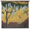 Golden Sky Wisteria Wall Tapestry C-6663, 50-59Inchestall, 50-59Incheswide, 53H, 53W, 6663-Wh, 6663C, 6663Wh, Abstract, Art, Beige, Bird, Bold, Brown, Carolina, USAwoven, Contemporary, Cotton, Country, Field, Finch, Flower, Flowers, Gold, Golden, Green, Hanging, Landscape, Large, Modern, Sky, Square, Tapastry, Tapestries, Tapestry, Tapistry, Tree, Trees, Wall, Wisteria, Woven, tapestries, tapestrys, hangings, and, the