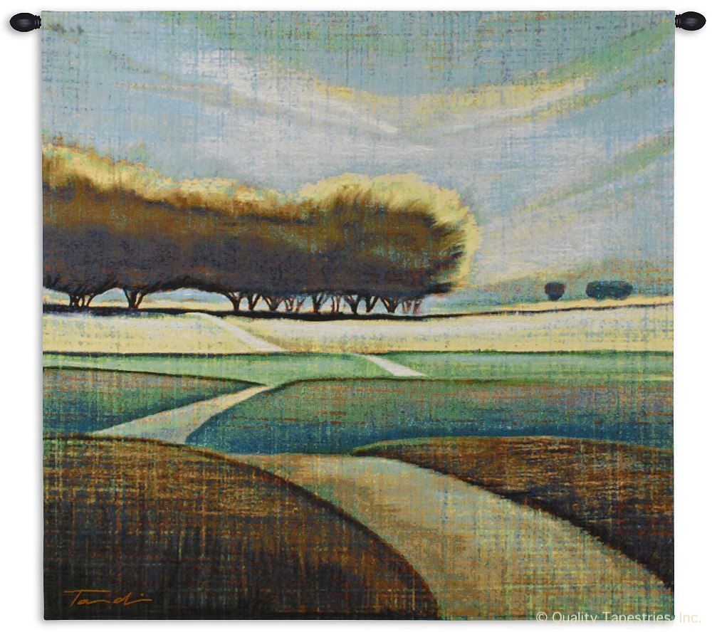 Abstract Landscape Wall Tapestry C-6680M, 30-39Inchestall, 30-39Incheswide, 31H, 31W, 40-49Incheswide, 48W, 50-59Inchestall, 52H, 6413-Wh, 6413C, 6413Wh, 6680-Wh, 6680C, 6680Cm, 6680Wh, Abstract, Art, Back, Blue, Brown, Carolina, USAwoven, Contemporary, Cotton, Green, Hanging, Landscape, Large, Looking, Mixed, Modern, Paint, Painting, Path, Pathway, Square, Tapastry, Tapestries, Tapestry, Tapistry, Tree, Trees, Wall, Woven, tapestries, tapestrys, hangings, and, the
