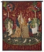 Lady and the Unicorn Sense of Sound Wall Tapestry - C-6702