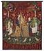 Lady and the Unicorn Sense of Sound Wall Tapestry - C-6702