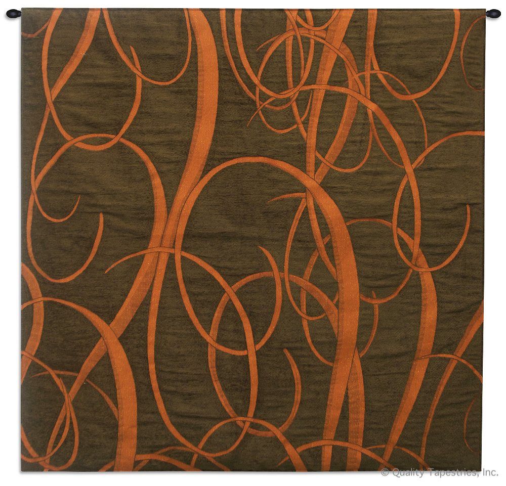 Serif Copper Wall Tapestry C-6980, 50-59Inchestall, 50-59Incheswide, 52H, 52W, 6980-Wh, 6980C, 6980Wh, Abstract, Art, Bold, Brown, Carolina, USAwoven, Contemporary, Copper, Hanging, Modern, Red, Serif, Square, Tapastry, Tapestries, Tapestry, Tapistry, Wall, tapestries, tapestrys, hangings, and, the