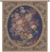 Floral Composition in Dark Blue Italian Wall Tapestry - W-155-11