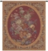 Floral Composition in Burgundy Italian Wall Tapestry - W-157-12