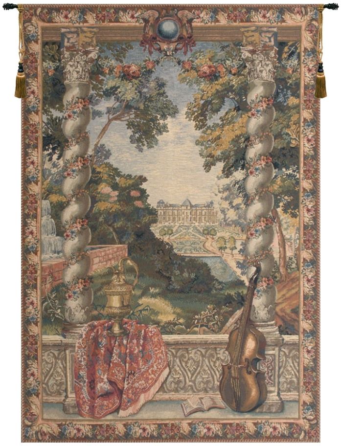 Maison Royale IV Belgian Wall Tapestry W-1625, 40-49Incheswide, 40W, 50-59Inchestall, 50-59Incheswide, 54W, 57H, 80-99Inchestall, 80H, Art, Belgian, Big, Brown, Castle, Chateau, Collection, Cotton, DEnghien, Domaine, Europe, European, France, French, Grande, Green, Hanging, Large, Medieval, Of, Old, Olde, Palace, Really, Tapastry, Tapestries, Tapestry, Tapistry, Vertical, Wall, World, Woven, Belgianwoven, Europeanwoven, tapestries, tapestrys, hangings, and, the, Renaissance, rennaisance, rennaissance, renaisance, renassance, renaissanse, Empain Chateau