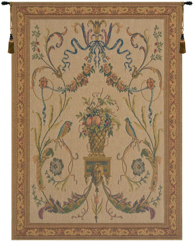 Birds Beige Belgian Wall Tapestry W-1631, 10-29Incheswide, 24W, 30-39Inchestall, 32H, 40-49Incheswide, 46W, 60-69Inchestall, 62H, Beige, Belgian, Birds, Border, Cream, Tapestry, Vertical, Wall, White, Bestseller, Belgianwoven, Europeanwoven, tapestries, tapestrys, hangings, and, the, Renaissance, rennaisance, rennaissance, renaisance, renassance, renaissanse