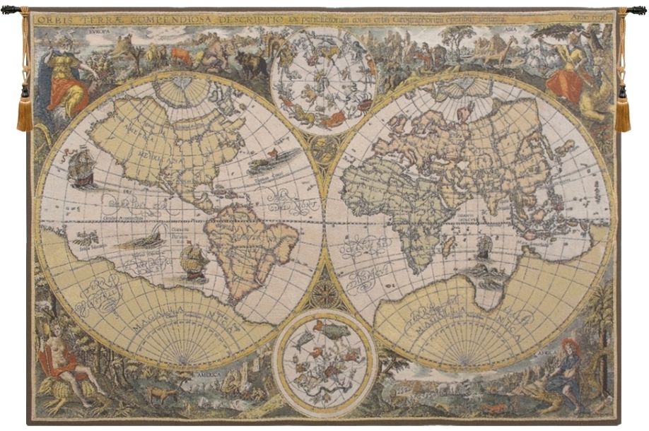 Old World Map Belgian Wall Tapestry W-1637, 100-200Incheswide, 114W, 30-39Inchestall, 36H, 50-59Inchestall, 50-59Incheswide, 56H, 56W, 70-79Inchestall, 77H, 80-99Incheswide, 83W, Ac, Antique, Art, Beige, Belgian, Belgium, Big, Biggest, Brown, Cotton, Enormous, Europe, European, Geographica, Grande, Hanging, Horizontal, Huge, Hydrographica, International, Large, Largest, Map, Medieval, Nova, Of, Old, Olde, Orbis, Palace, Really, Style, Tabula, Tapastry, Tapestries, Tapestry, Tapistry, Terrae, Terrarum, Top50, Totius, Vintage, Wall, World, Woven, Bestseller, Belgianwoven, Europeanwoven, tapestries, tapestrys, hangings, and, the, wool, Renaissance, rennaisance, rennaissance, renaisance, renassance, renaissanse