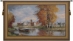 Riverside Flemish Village Belgian Wall Tapestry - W-1661