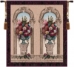 Floral Arch Duo Belgian Wall Tapestry - W-1689