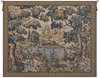 Paysage Flamand Village Belgian Wall Tapestry W-1705, 30-39Inchestall, 38H, 40-49Incheswide, 45W, Belgian, Blue, Border, Flamand, Green, Horizontal, Paysage, Tapestry, Village, Wall, Belgianwoven, Europeanwoven, tapestries, tapestrys, hangings, and, the