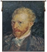 Van Gogh Self Portrait Belgian Wall Tapestry - W-1746