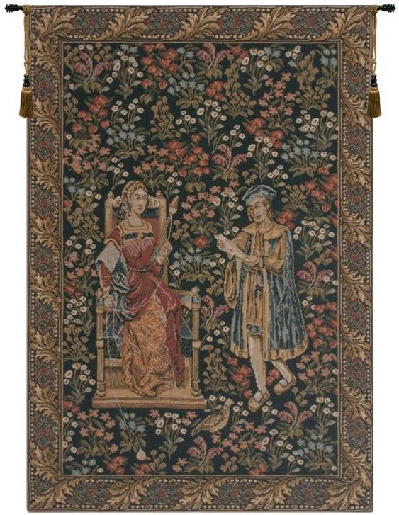 La Reine Belgian Wall Tapestry Hanging, Tapestries, Woven, tapestries, tapestrys, hangings, and, the, Renaissance, rennaisance, rennaissance, renaisance, renassance, renaissanse