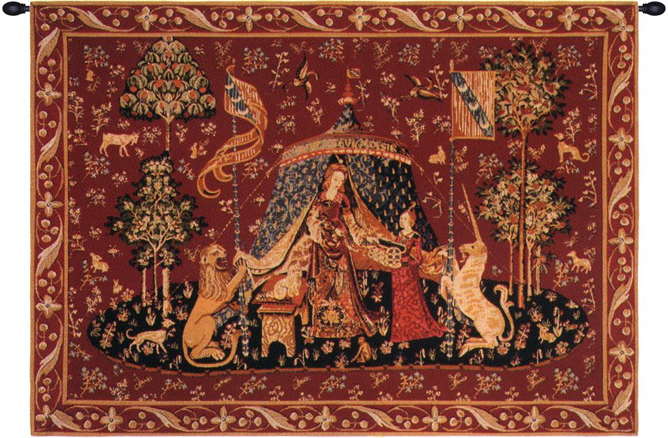 Lady and the Unicorn A Mon Seul Desir II French Wall Tapestry Hanging, Tapestries, Woven, tapestries, tapestrys, hangings, and, the, Renaissance, rennaisance, rennaissance, renaisance, renassance, renaissanse