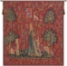 Dame a La Licorne Sens du Toucher Belgian Wall Tapestry - W-2179