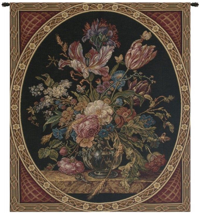 Flower Bouquet Italian Wall Tapestry Hanging, Tapestries, Woven, tapestries, tapestrys, hangings, and, the
