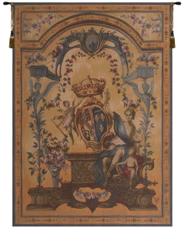 Dame Au Blason French Wall Tapestry medieval, tapestries, tapestrys, hangings, and, the, wool