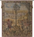 Old Brussels Vertical Flanders Belgian Wall Tapestry - W-2732