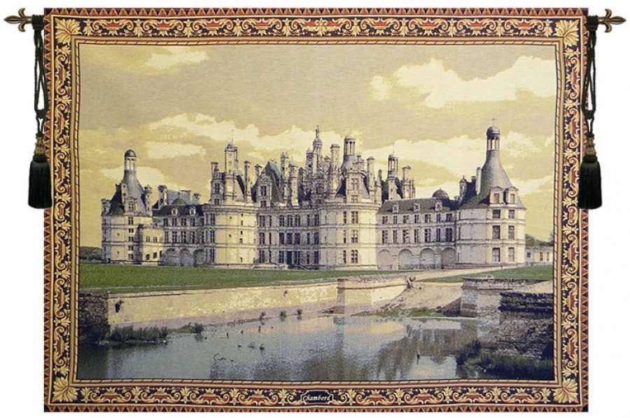 Chambord Castle II Belgian Wall Tapestry W-2953, 30-39Inchestall, 38H, 50-59Inchestall, 50-59Incheswide, 57H, 57W, 70-79Incheswide, 78W, Art, Belgian, Castle, Chambord, Chateau, Cotton, Cream, Europe, European, France, French, Grande, Hanging, Horizontal, Ii, Medieval, Of, Old, Olde, Palace, Tapastry, Tapestries, Tapestry, Tapistry, Wall, White, World, Woven, Belgianwoven, Europeanwoven, tapestries, tapestrys, hangings, and, the