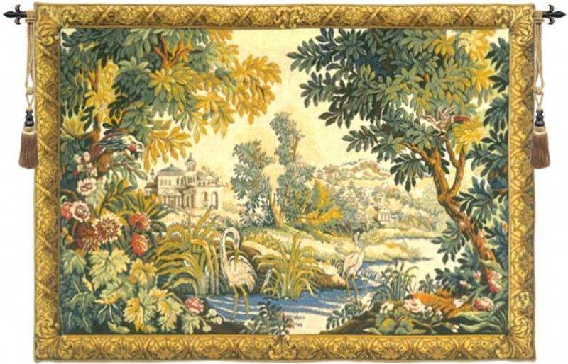 Chevreuse Castle Verdure French Wall Tapestry W-3549, 30-39Inchestall, 36H, 50-59Inchestall, 50-59Incheswide, 50H, 54W, 70-79Incheswide, 72W, Animal, Art, Ashley, Brown, Classique, Cotton, Europe, European, France, French, Grande, Green, Hanging, Horizontal, Landscape, Le, Lignon, Lush, Medieval, Of, Old, Olde, Tapastry, Tapestries, Tapestry, Tapistry, Verdure, Vintage, Wall, World, Woven, Frenchwoven, Europeanwoven, wool, tapestries, tapestrys, hangings, and, the, wool, Renaissance, rennaisance, rennaissance, renaisance, renassance, renaissanse, pansu