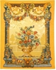 Jardin Beusmesnil French Wall Tapestry W-3654, 10-29Inchestall, 28H, 30-39Incheswide, 34W, 35W, 40-49Inchestall, 46H, Beusmesnil, Floral, Flowers, French, Horizontal, Jardin, Tapestry, Wall, Yellow, Frenchwoven, Europeanwoven, tapestries, tapestrys, hangings, and, the