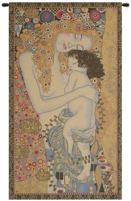 Gustav Klimt Ages of Women French Wall Tapestry W-3797, 10-29Incheswide, 24W, 40-49Inchestall, 44H, Abstract, Accomplishment, Ages, Art, Brown, Cotton, Europe, European, France, French, Gold, Grande, Gustav, Hanging, Klimt, Medieval, Of, Old, Olde, Tapastry, Tapestries, Tapestry, Tapistry, The, Vertical, Wall, Women, World, Woven, Frenchwoven, Europeanwoven, tapestries, tapestrys, hangings, and, the