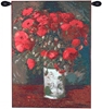 Van Gogh Poppies French Wall Tapestry W-3819, 10-29Inchestall, 10-29Incheswide, 18W, 25H, Abstract, Art, Bouquet, Cotton, Europe, European, Floral, Flower, Flowers, France, French, Gogh, Grande, Hanging, Of, Old, Olde, Poppies, Red, Tapastry, Tapestries, Tapestry, Tapistry, The, Van, Vertical, Wall, World, Woven, Frenchwoven, Europeanwoven, tapestries, tapestrys, hangings, and, the