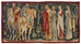 The Departure of the Knights French Wall Tapestry - W-3904