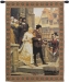 Call to Arms With Border Belgian Wall Tapestry - W-3920