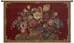 Flower Basket Burgundy Italian Wall Tapestry - W-4574