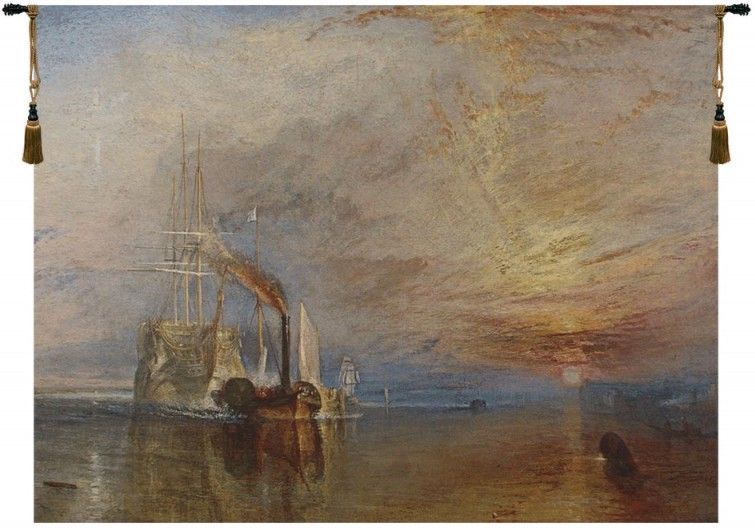 Fighting Temeraire Belgian Wall Tapestry Hanging, Tapestries, Woven, tapestries, tapestrys, hangings, and, the