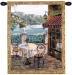 Lake Como Terrace Mini Belgian Wall Tapestry - W-5345