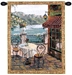 Lake Como Terrace Mini Belgian Wall Tapestry - W-5345