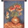 Van Gogh Lilies French Wall Tapestry W-5802, 10-29Inchestall, 10-29Incheswide, 18W, 25H, Abstract, Art, Blue, Cotton, Europe, European, Floral, France, French, Gogh, Grande, Hanging, Lilies, Of, Old, Olde, Orange, Tapastry, Tapestries, Tapestry, Tapistry, The, Van, Vertical, Wall, World, Woven, Frenchwoven, Europeanwoven, tapestries, tapestrys, hangings, and, the