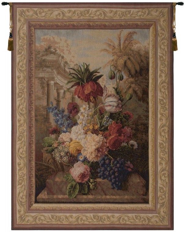 Bouquet Exotique French Wall Tapestry still, life