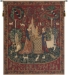 Lady and the Unicorn Organ with Border Belgian Wall Tapestry - W-6851